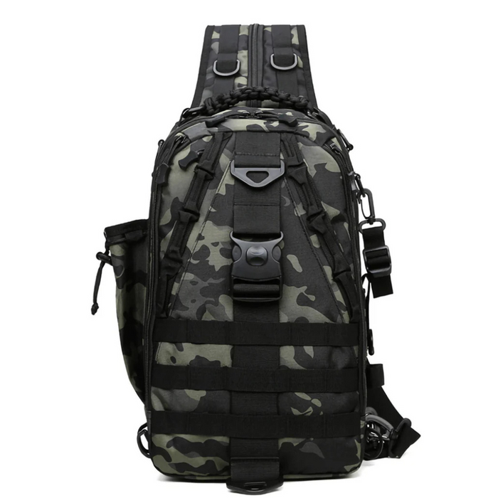 Fishing Tackle Backpack With Rod Holder