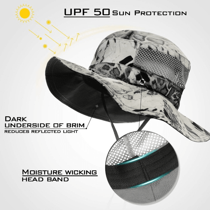 Lightweight Wide Brim Sun Hat For Outdoor Activities And Travel