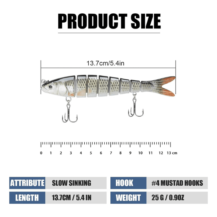 Saltwater Fishing Lures Lifelike Swimbait For Ocean Fishing