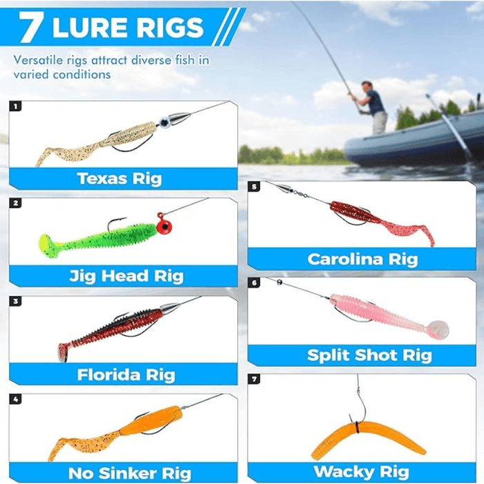 137 Piece Fishing Tackle Box With Lures
