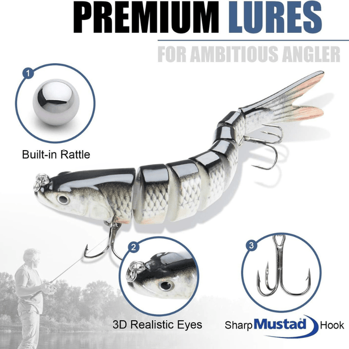 Saltwater Fishing Lures Lifelike Swimbait For Ocean Fishing