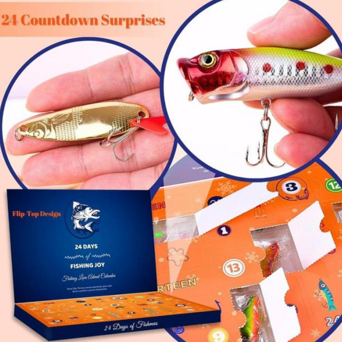 Fishing Gear Countdown 24 Days Advent Calendar