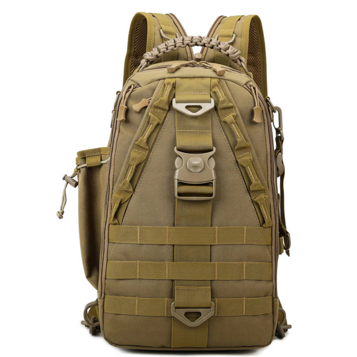 Fishing Tackle Backpack With Rod Holder