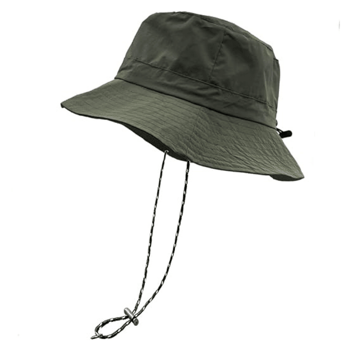 Lightweight Adjustable Bucket Hat With Strap