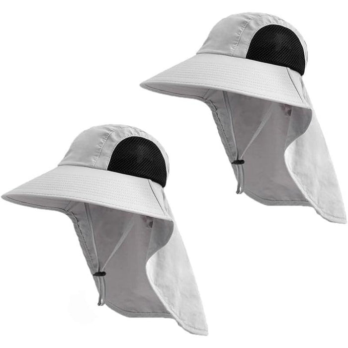 Pack of 2 Foldable Outdoor Hat Outdoor Hats for Sun Protection - USA Fish Bait
