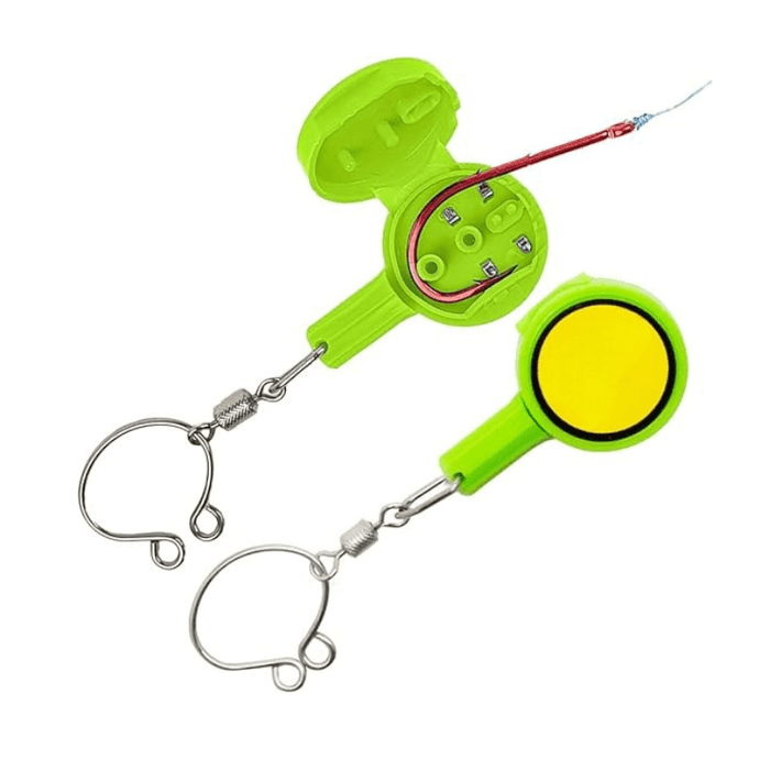 Quick Fishing Knot Tying Tool With Hook Line Attachment