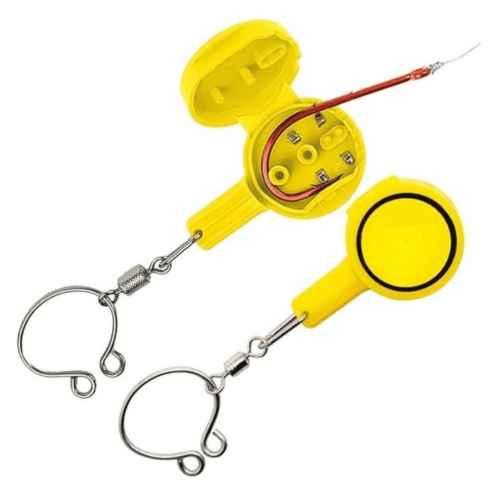 Quick Fishing Knot Tying Tool With Hook Line Attachment