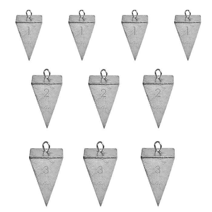 Pyramid Fishing Sinkers For Water Fishing Stability