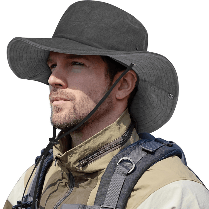 Western Style Cowboy Hat With Adjustable Strap