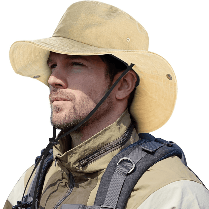 Western Style Cowboy Hat With Adjustable Strap