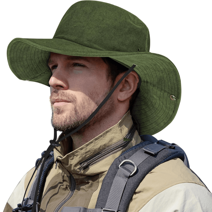 Western Style Cowboy Hat With Adjustable Strap
