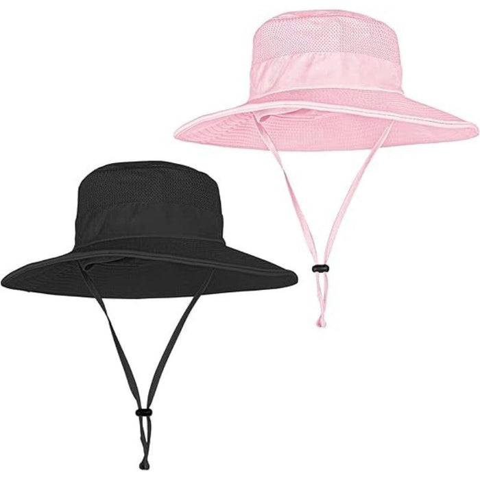 Pack Of 2 Wide Brim Foldable And Lightweight Foldable Fishing Hat