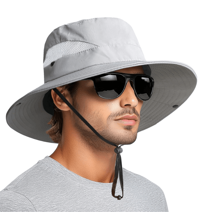 Wide Brim Sun Hat With Mesh Ventilation For Everyday