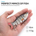10cm Slow Sinking Swimbait Wobbler Kit - USA Fish Bait