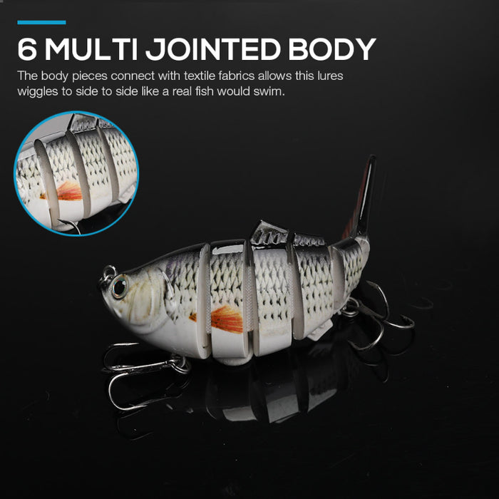 10cm Slow Sinking Swimbait Wobbler Kit