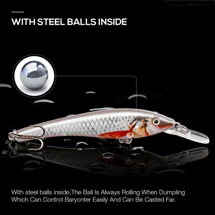 60mm Mini Minnow Wobbler Fishing Lure