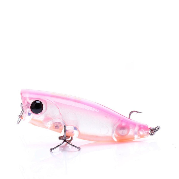 5CM 4.8G Topwater Popper Pencil Crankbait for Pike, Two-In-One