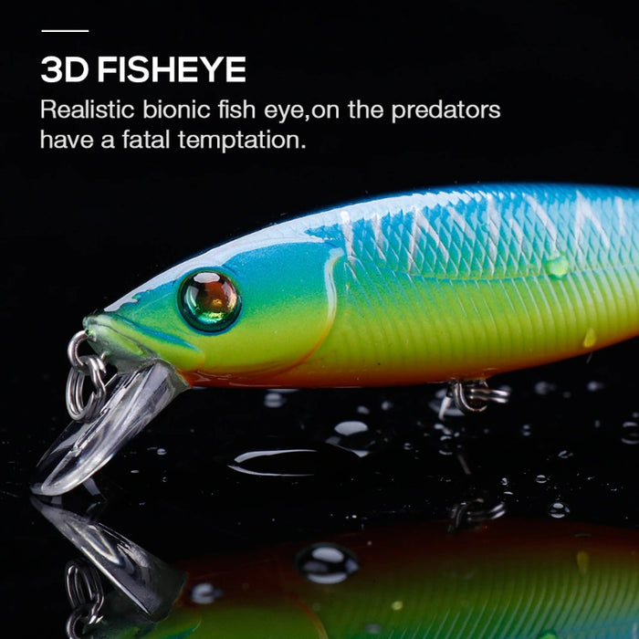 Holographic Minnow Lure Floating Crankbait