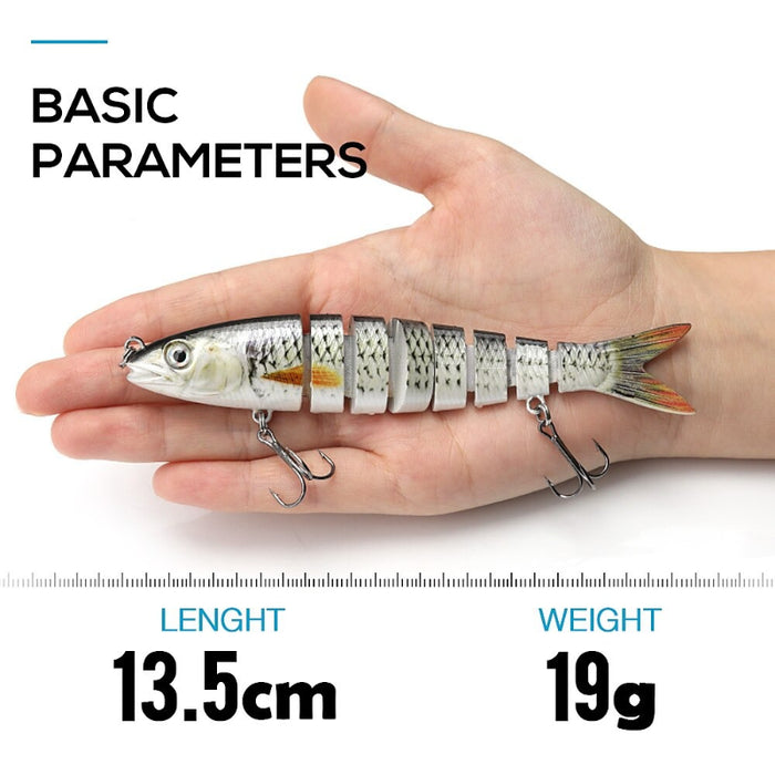 13.5CM 19G Sinking Lifelike Carp Wobbler Set