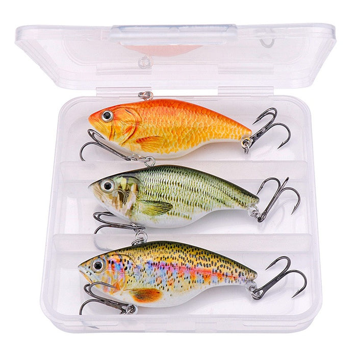 7CM 18G Winter Sinking Rattling Vibes Lure Set