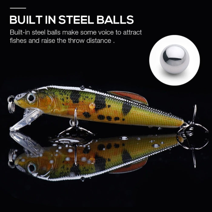 Minnow Fishing Lure Hard Swimbait Crankbait