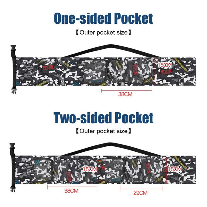 Rod Holder Oxford Cloth Drawstring Pocket