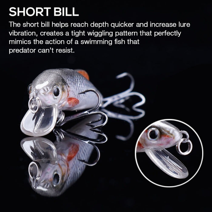 Minnow Fishing Lure Hard Swimbait Crankbait