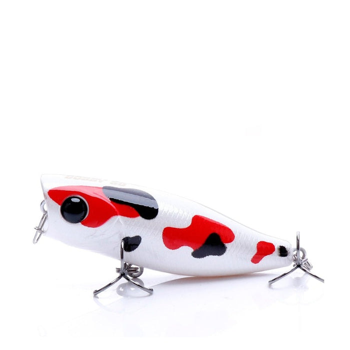 5CM 4.8G Topwater Popper Pencil Crankbait for Pike, Two-In-One