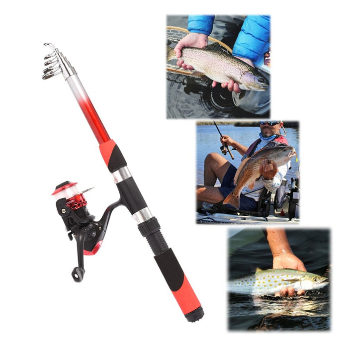 Complete Fishing Rod & Reel Combo Kit