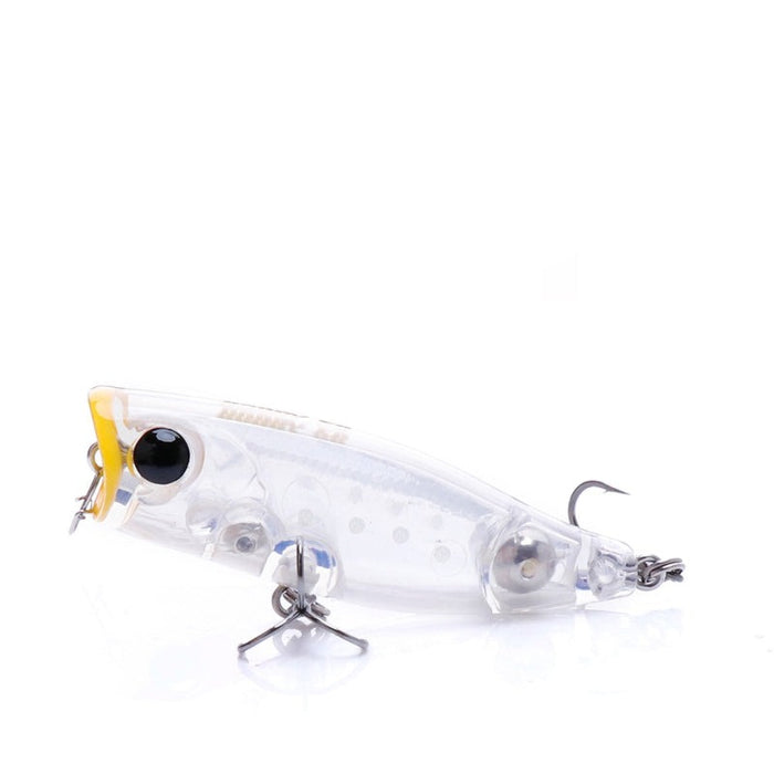 5CM 4.8G Topwater Popper Pencil Crankbait for Pike, Two-In-One