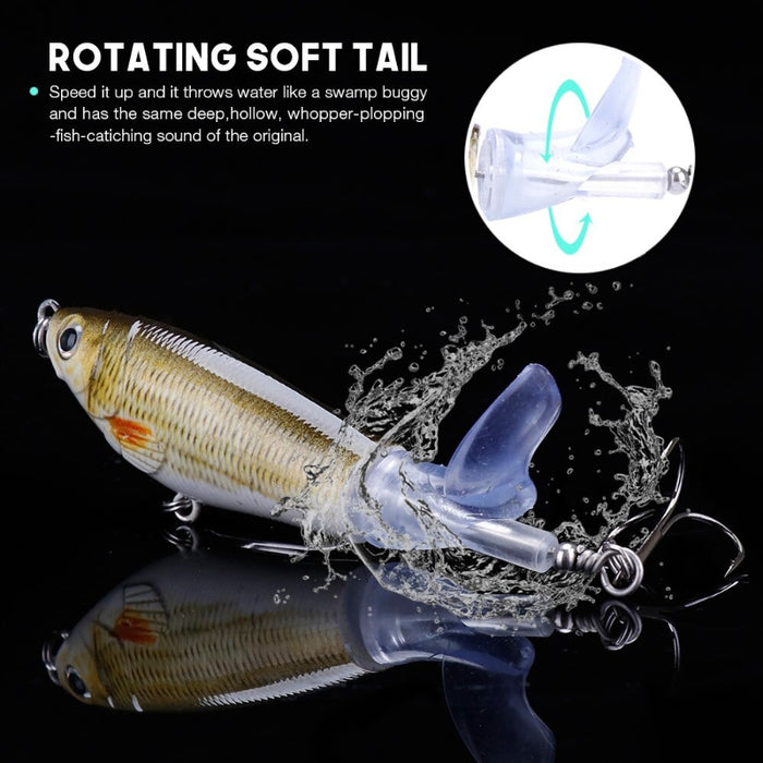 8CM 14G Topwater Whopper Popper Lures