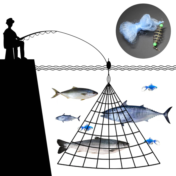 Multi Size Fishing Net Trap