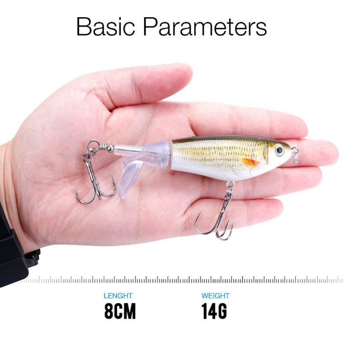 8CM 14G Topwater Whopper Popper Lures