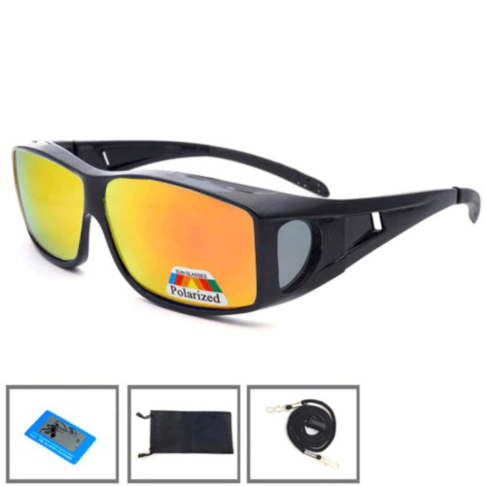 Clip-On Polarized Fishing Sunglasses with Coated Lens