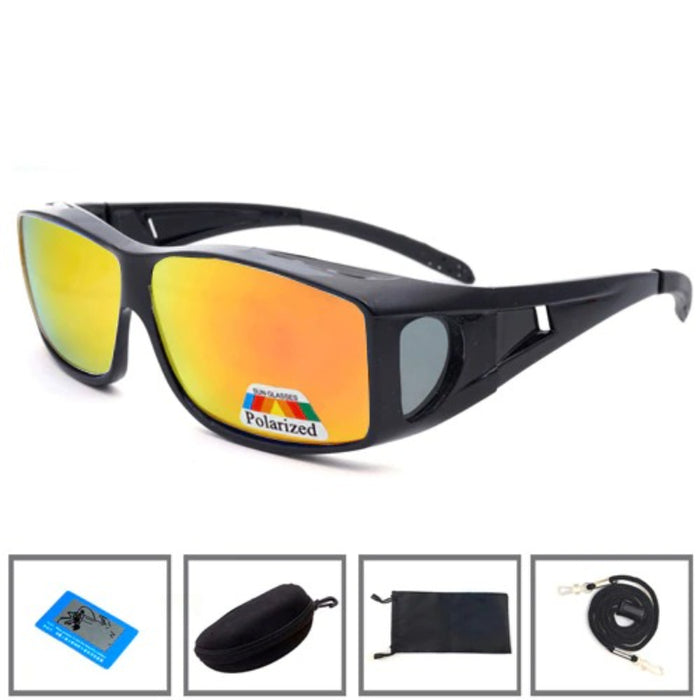 Clip-On Polarized Fishing Sunglasses with Coated Lens