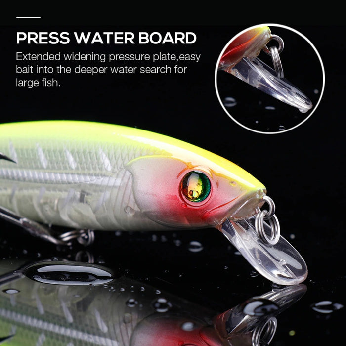 Holographic Minnow Lure Floating Crankbait