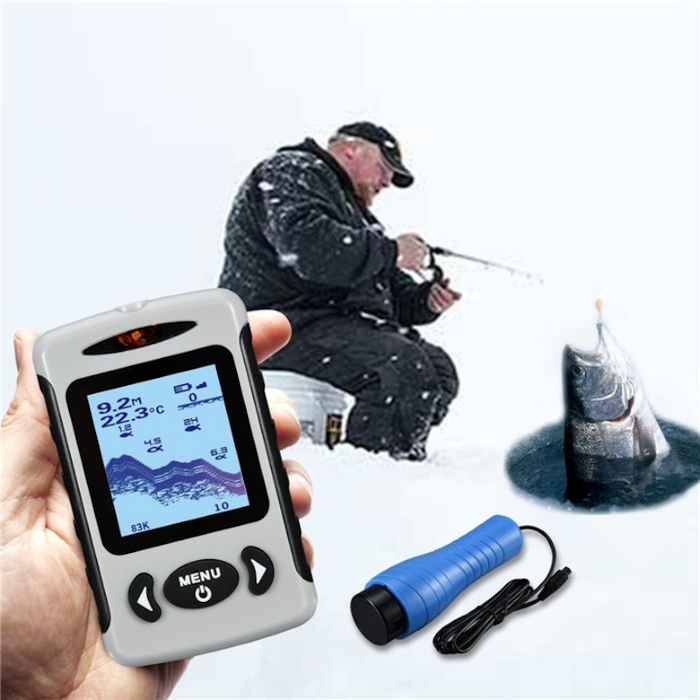 2.2" LCD Portable Dual Sonar Frequency Fish Finder