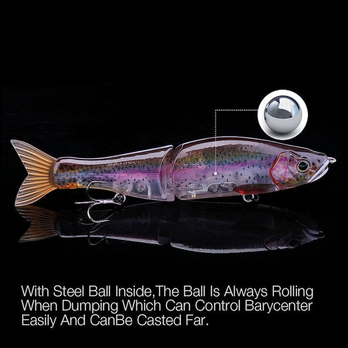 Sinking Fishing Lure Soft Tail Jointed Bait