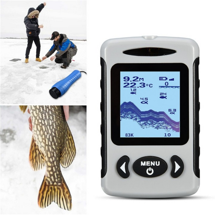 2.2" LCD Portable Dual Sonar Frequency Fish Finder