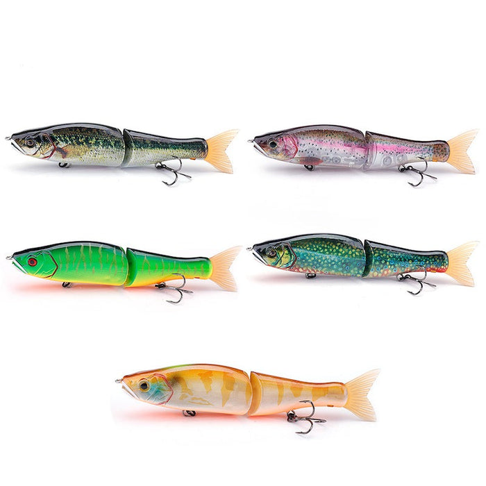 Sinking Fishing Lure Soft Tail Jointed Bait