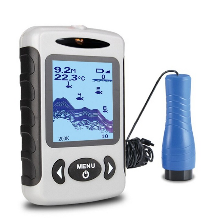 2.2" LCD Portable Dual Sonar Frequency Fish Finder