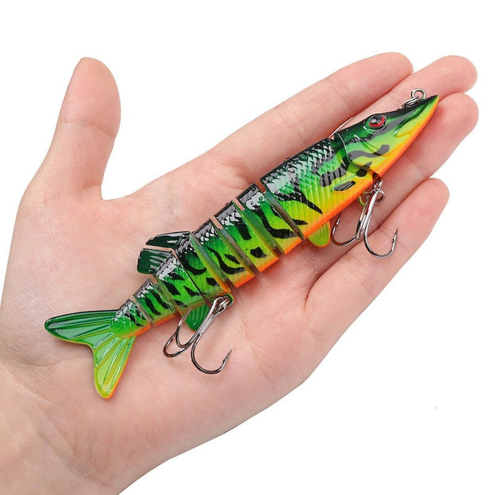 9-Segment Pike Wobblers Jointed Bait