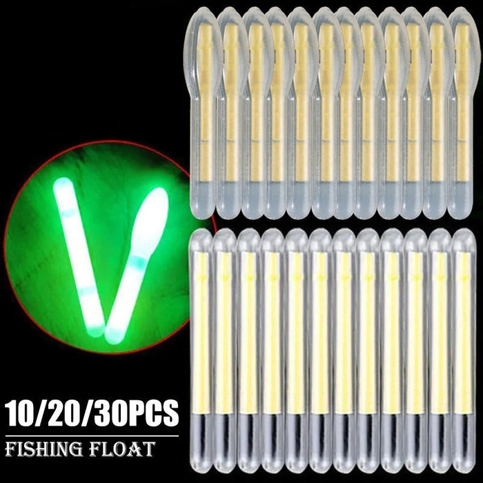 Night Fishing Float Rod with Firefly Fluorescent Light Stick