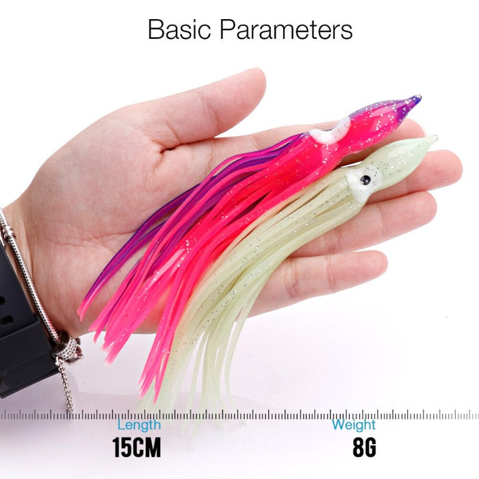 Luminous Squid Skirts Soft Lure Baits