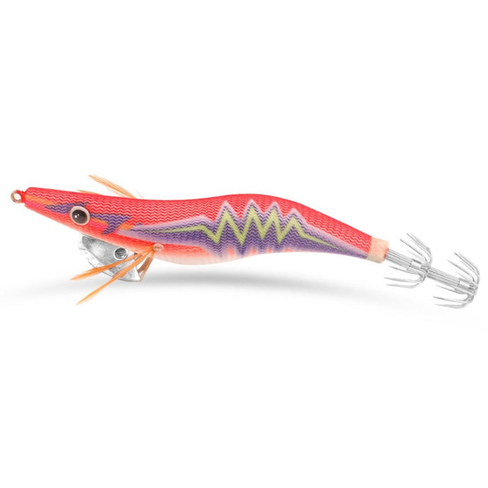 Luminous Bait Squid Jig Wood Shrimp Lures Sinking Artificial Bait