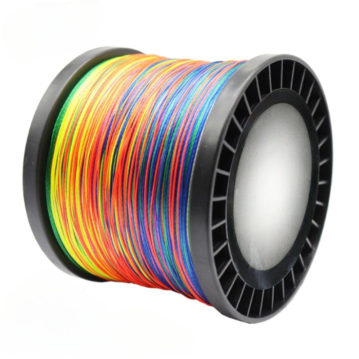 Multicolor 9-Strand PE Braided Fishing Line