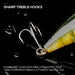 Set Of 5 Sinking VIB Artificial Fishing Lure - USA Fish Bait