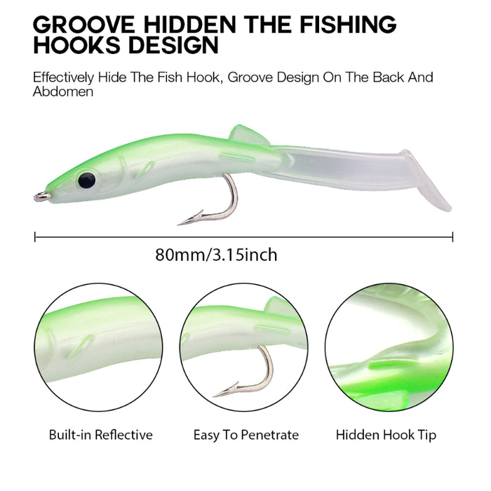 Artificial Soft Eel Fishing Lures