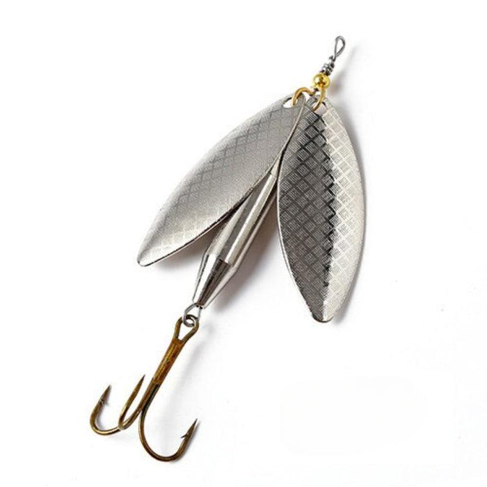 Long Cast Fishing Lure with Double Spinner