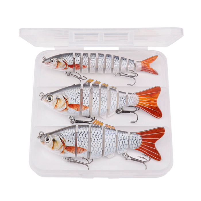 10cm Slow Sinking Swimbait Wobbler Kit